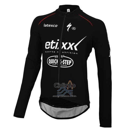 Etixx Quick Step Ropa Ciclismo Culotte Largo 2015 Mangas Largas Ettix Quick Step Negro y Blanco